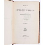 BUCKLE Thomas - History of Civilization in England [Historia cywilizacji w Anglii], Leipzig [tomy 1-5] KOMPLET