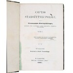 ŚWIĘCKI Tomasz - Opis starożytnej Polski. T. 1-2. Kraków 1861