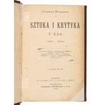 WITKIEWICZ Stanisław - Sztuka i krytyka u nas (1884-1890), 1891