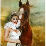 Marlena Selin, Dziewczyna i koń, 2021