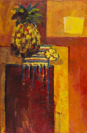 Beata Gaudy, Żółty stół z ananasem