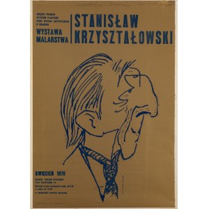 Plakat do wystawy malarstwa Stanisława Krzyształowskiego