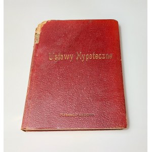 Ustawy hypoteczne ogłoszone w 1818 roku, Warszawa 1921 r.
