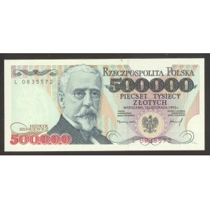 500000 zł. 16.XI.1993 r.