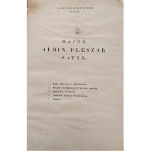 Biernacki, Major Albin Fleszar, 1937 r.