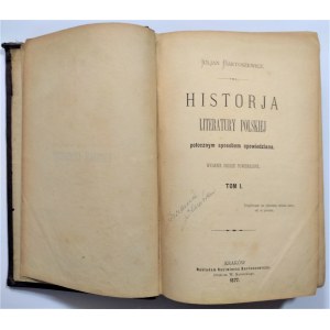 Bartoszewicz, Historia Literatury Polskiej. Tom 1-2, 1877 r.
