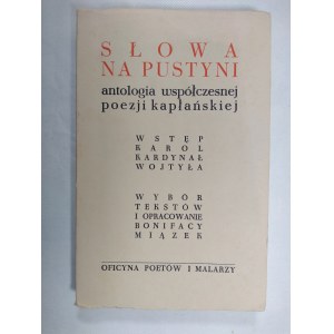 Słowa na Pustyni, wstęp Kardynał Wojtyła, Londyn 1971 r.