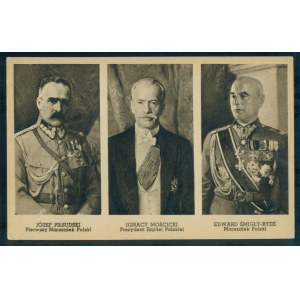 Józef Piłsudski, Ignacy Mościcki, Edward Śmigły-Rydz