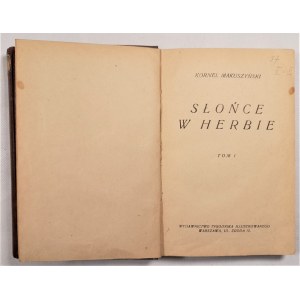 Makuszyński, Słońce w herbie Tom I-IV, 1928 r.