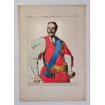 Franciszek Salezy Potocki, akwaforta ręcznie kolorowana, 1869 r.