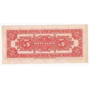 China Federal Reserve Bank of China 50 Cents 1938