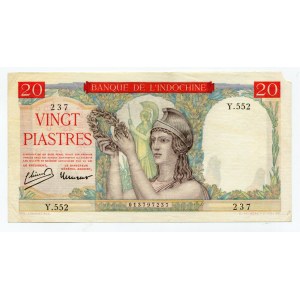 French Indochina 20 Francs 1949 (ND)