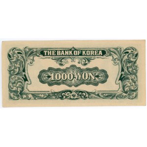 South Korea 1000 Won 1950