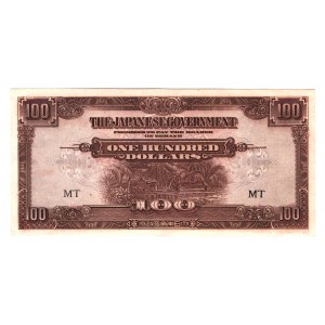 Malaya Japan Occupation 100 Dollars 1944