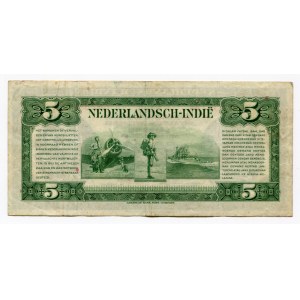 Netherlands Indies 5 Gulden 1943