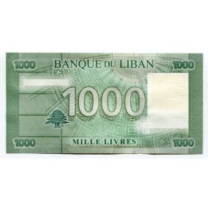 Lebanon 1000 Livres 2011 SPECIMEN