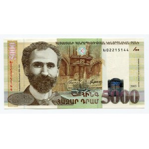 Armenia 5000 Dram 2003