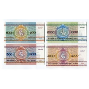 Belarus 200 - 500 - 1000 - 5000 Roubles 1992 - 1993