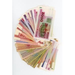 Belarus Lot of 61 Banknotes