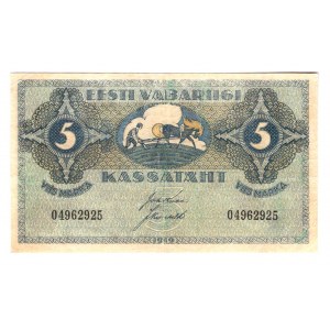 Estonia 5 Mark 1919