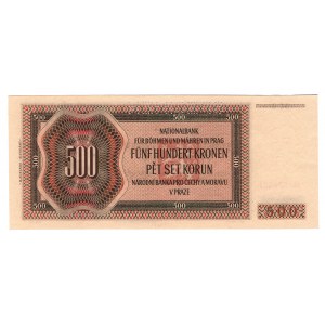 Bohemia & Moravia 500 Korun 1942 Specimen