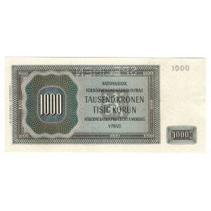 Bohemia & Moravia 1000 Korun 1942 Specimen