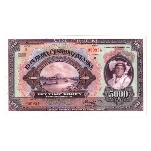 Czechoslovakia 5000 Korun 1920 Specimen