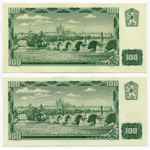 Czechoslovakia 2 x 100 Korun 1961