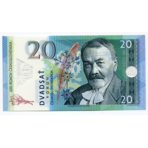 Czechoslovakia 20 Korun 2019 Specimen Pavol Országh Hviezdoslav