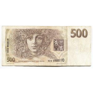 Czech Republic 500 Korun 1993