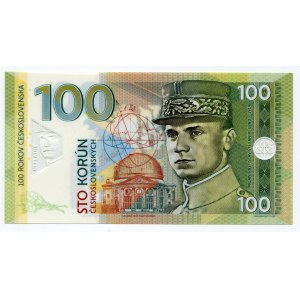 Czech Republic 100 Korun 2019 Specimen Milan Rastislav Štefánik