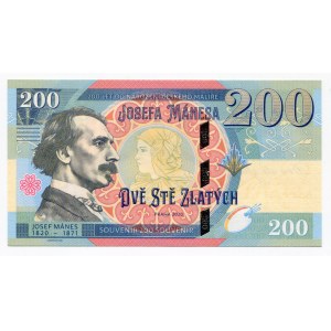 Czech Republic 200 Zlatych 2020 Specimen Josef Mánes