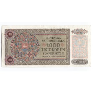 Slovakia 1000 Korun 1940