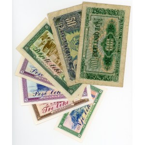 Albania Lot of 7 Banknotes 1949 - 1976