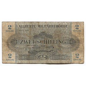 Austria 2 Schilling 1944 Allied Occupation - WWII