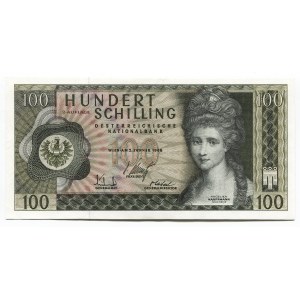 Austria 100 Shillings 1969