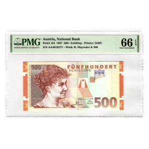 Austria 500 Shillings 1997 PMG 66 EPQ