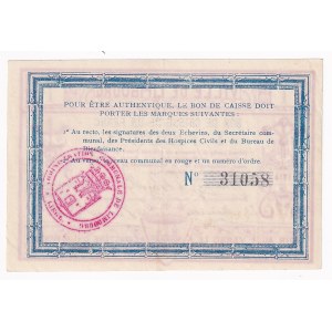 Belgium Ville De Limbourg 1 Franc 1914