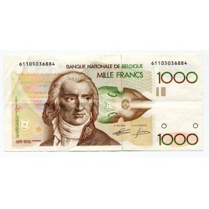 Belgium 1000 Francs 1980 (ND)