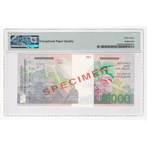 Belgium 10000 Francs 1997 PMG 67 Specimen