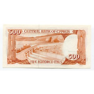 Cyprus 500 Mils 1982