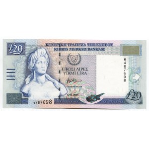 Cyprus 20 Pounds 2001