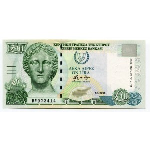Cyprus 10 Pounds 2005