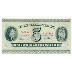 Denmark 5 Kroner 1959