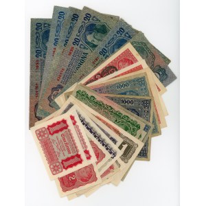 Europe Lot of 32 Banknotes 1902 - 1922