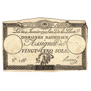 France 25 Sols 1792