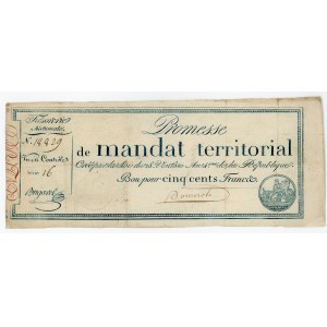 France 500 Francs 1796