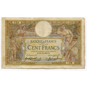 France 100 Francs 1914