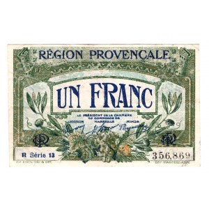 France Region Provencale 1 Franc 1922