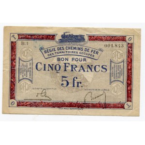 France 5 Francs 1923